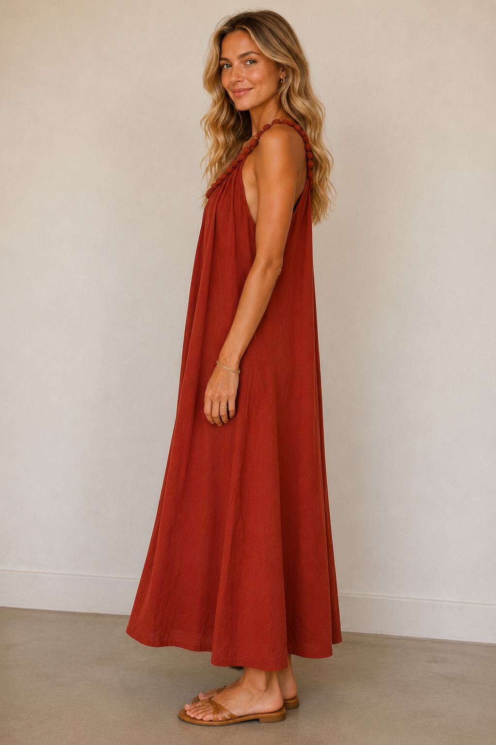 Rust Jenna Dress