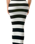 Black & White Stassia Maxi Skirt