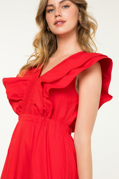 Red Rylee Dress