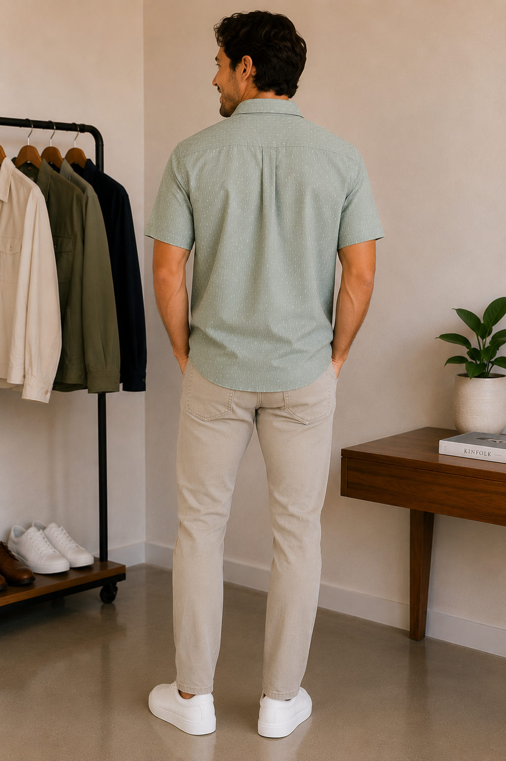 Seafoam Renzo Short Sleeve Shirt