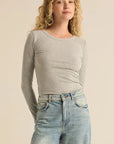 Classic Heather Grey Variegated Layer Top