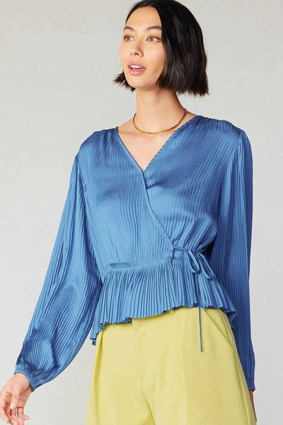 Dusty Blue Ella Blouse