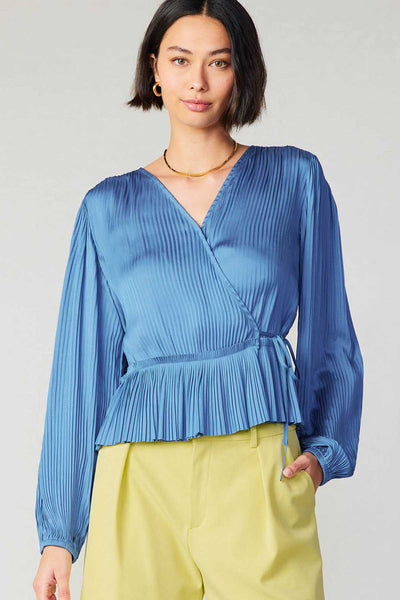 Dusty Blue Ella Blouse