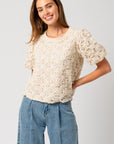 Cream Destiny Top