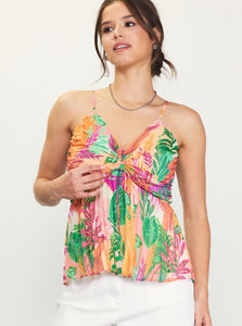 Pink Guava Ruched Cami