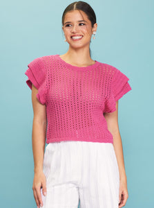 Flamingo Crochet Top