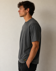 Black Midweight Tee