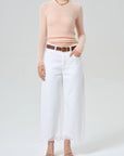 Harlow Ayla Raw Hem Crop