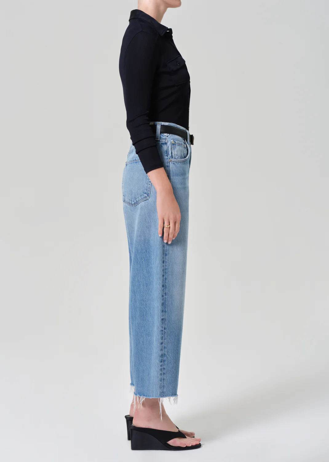 Honour Ayla Raw Hem Crop