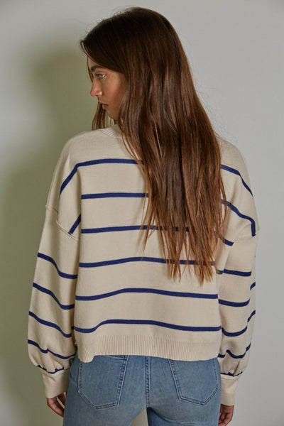 Natural Cool Stripe Sweater