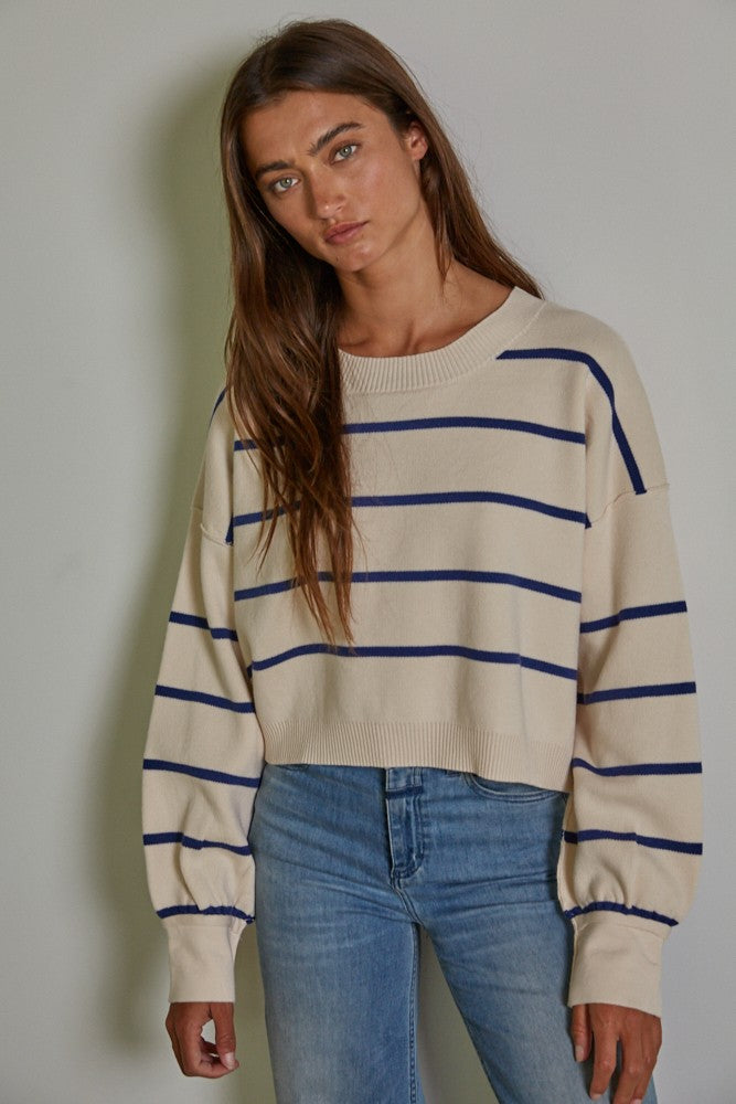 Natural Cool Stripe Sweater