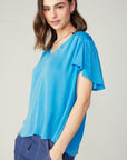 Neon Blue Athens  Top