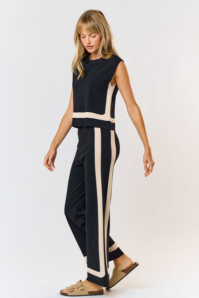 Black Rome Wide Leg Pant