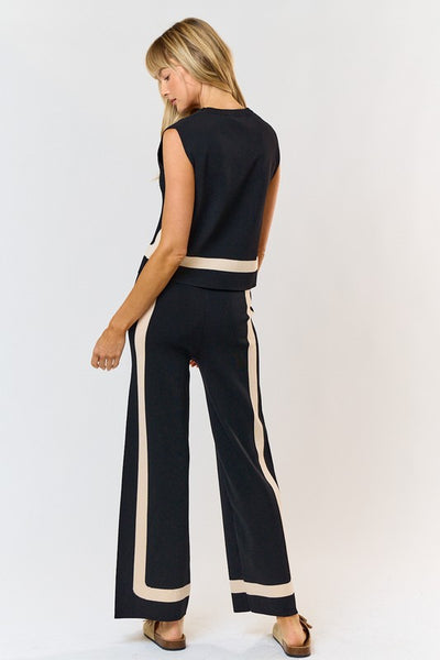 Black Rome Wide Leg Pant