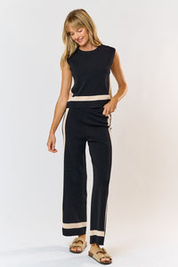 Black Rome Wide Leg Pant