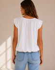 Optic White Gwyn Blouse
