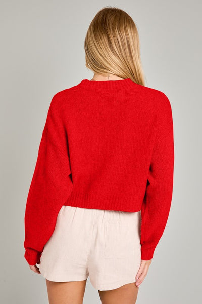 Red Date Me Sweater