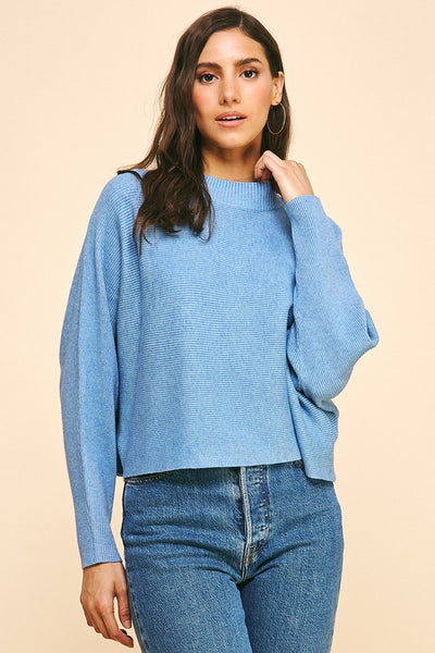 Dusty Blue Brightly Sweater