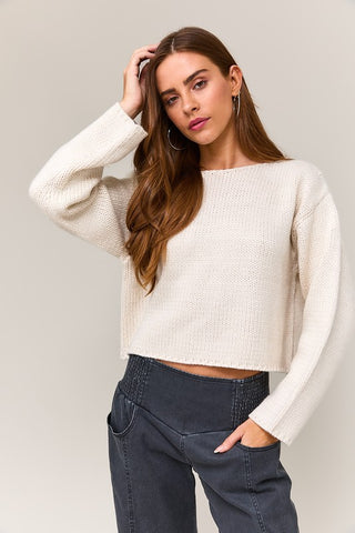 Ivory Boxed Sweater