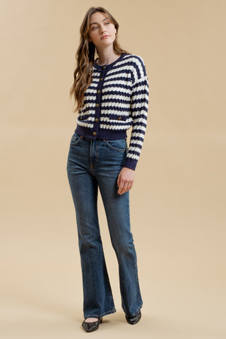 Navy Cloud Chaser Cardigan