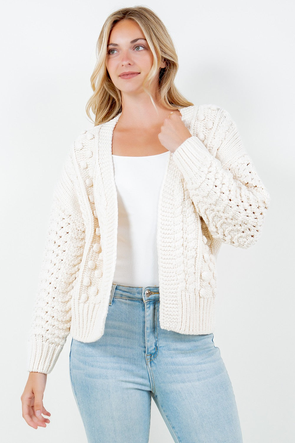 Ivory Jenna Cardigan