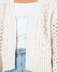 Ivory Jenna Cardigan