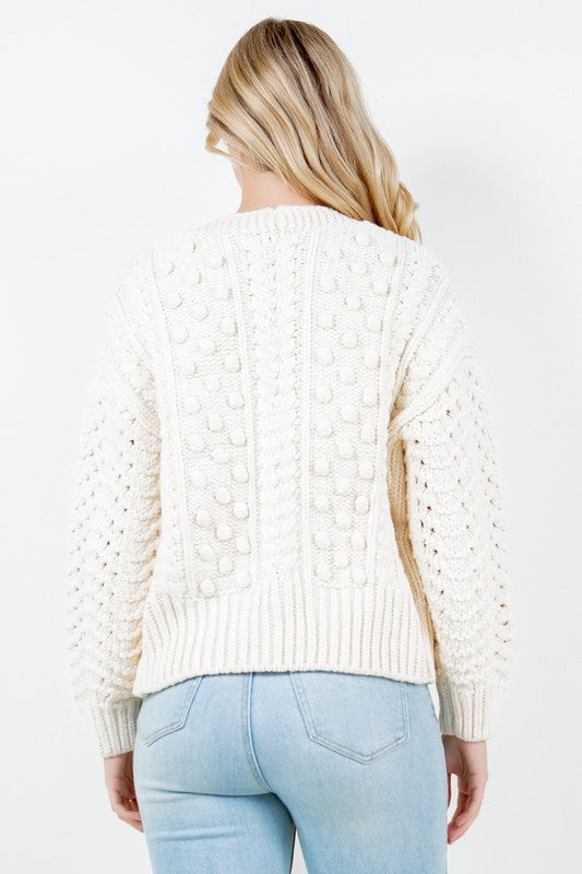 Ivory Jenna Cardigan