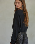 Black Drake Longsleeve Top
