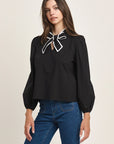 Black Janine Top