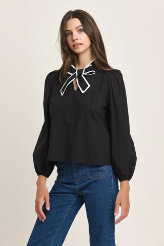 Black Janine Top