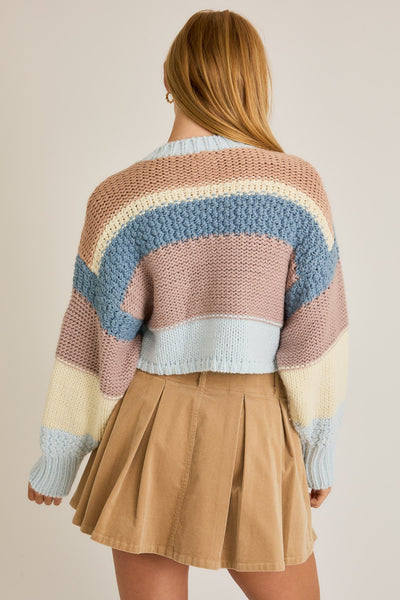 Light Blue Paula Sweater Top