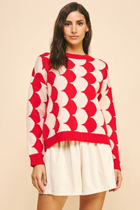 Red Sanndra Sweater