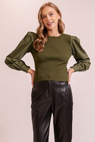 Olive Vespera Sweater