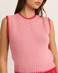 Blush & Red Sammie Sweater Top