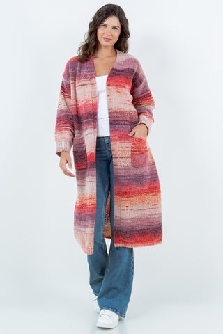 Red Eclipse Cardigan