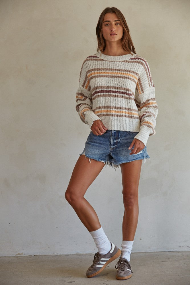 White Topanga Pullover