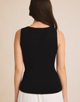 Black Delia Tank Top