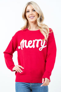 Red Merry Sweater