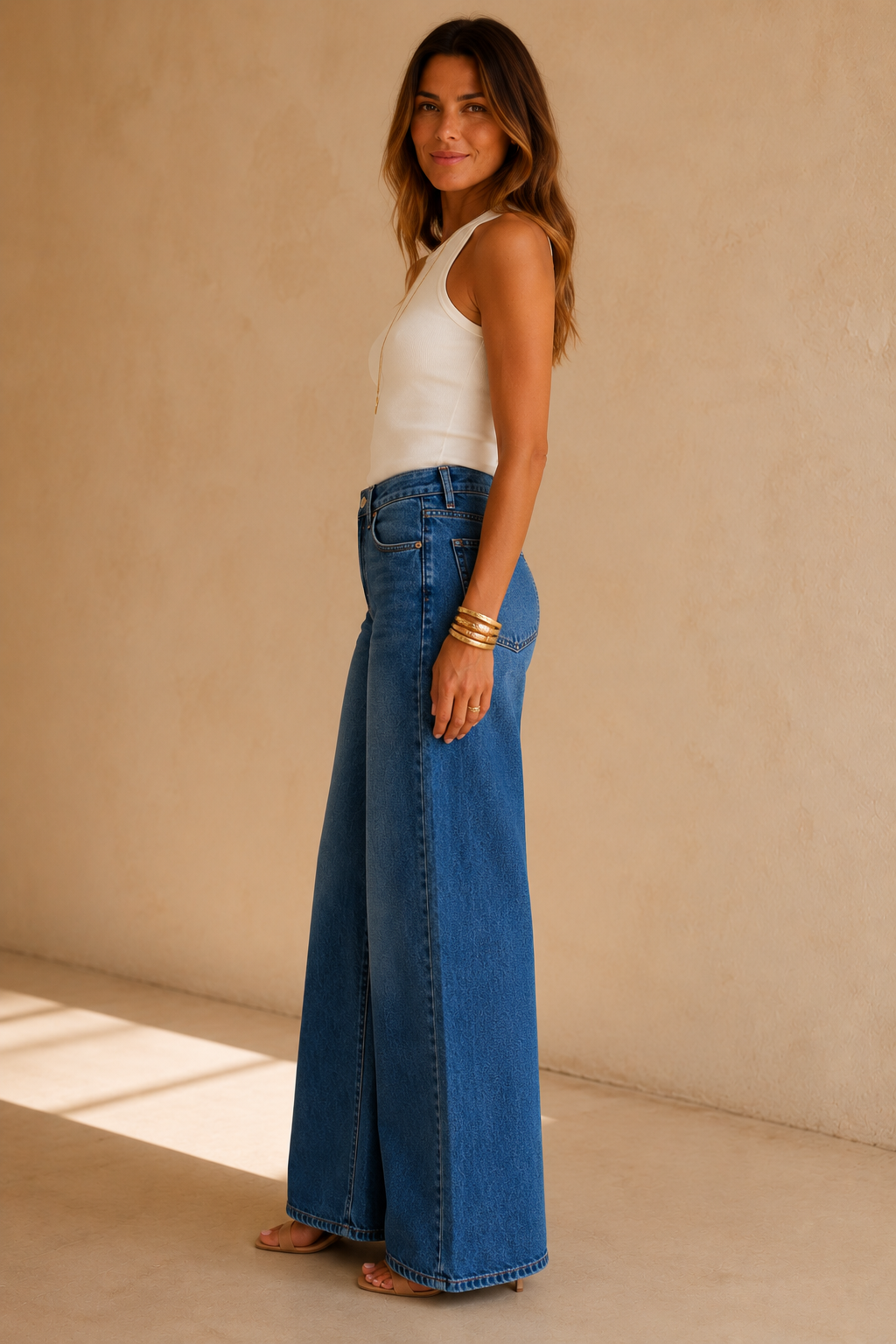 Dark Denim Ultra Wide Jean