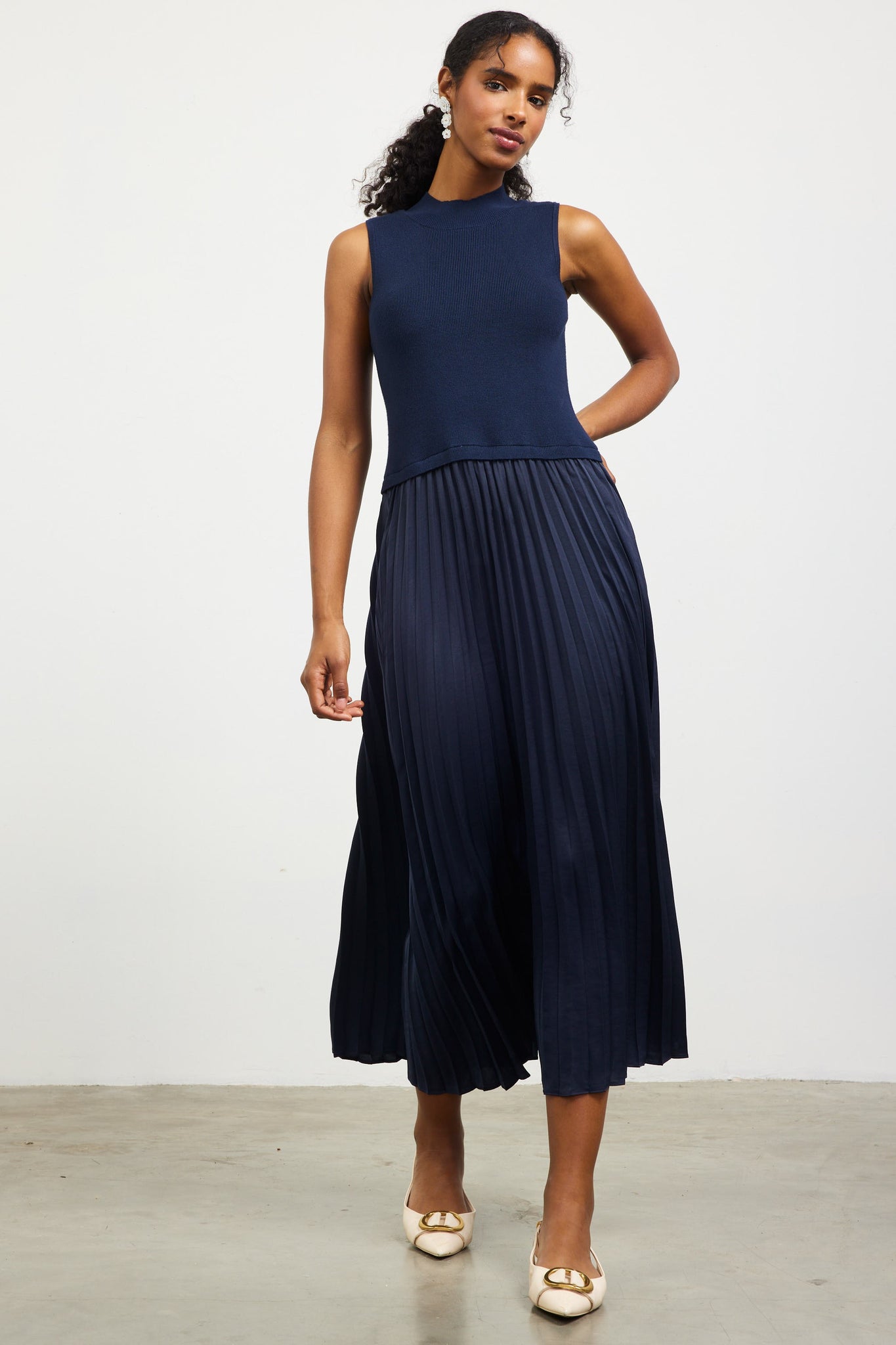 Navy Mili Dress