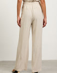 Natural & Black Stripe Brianne Pants