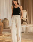 Natural & Black Stripe Brianne Pants