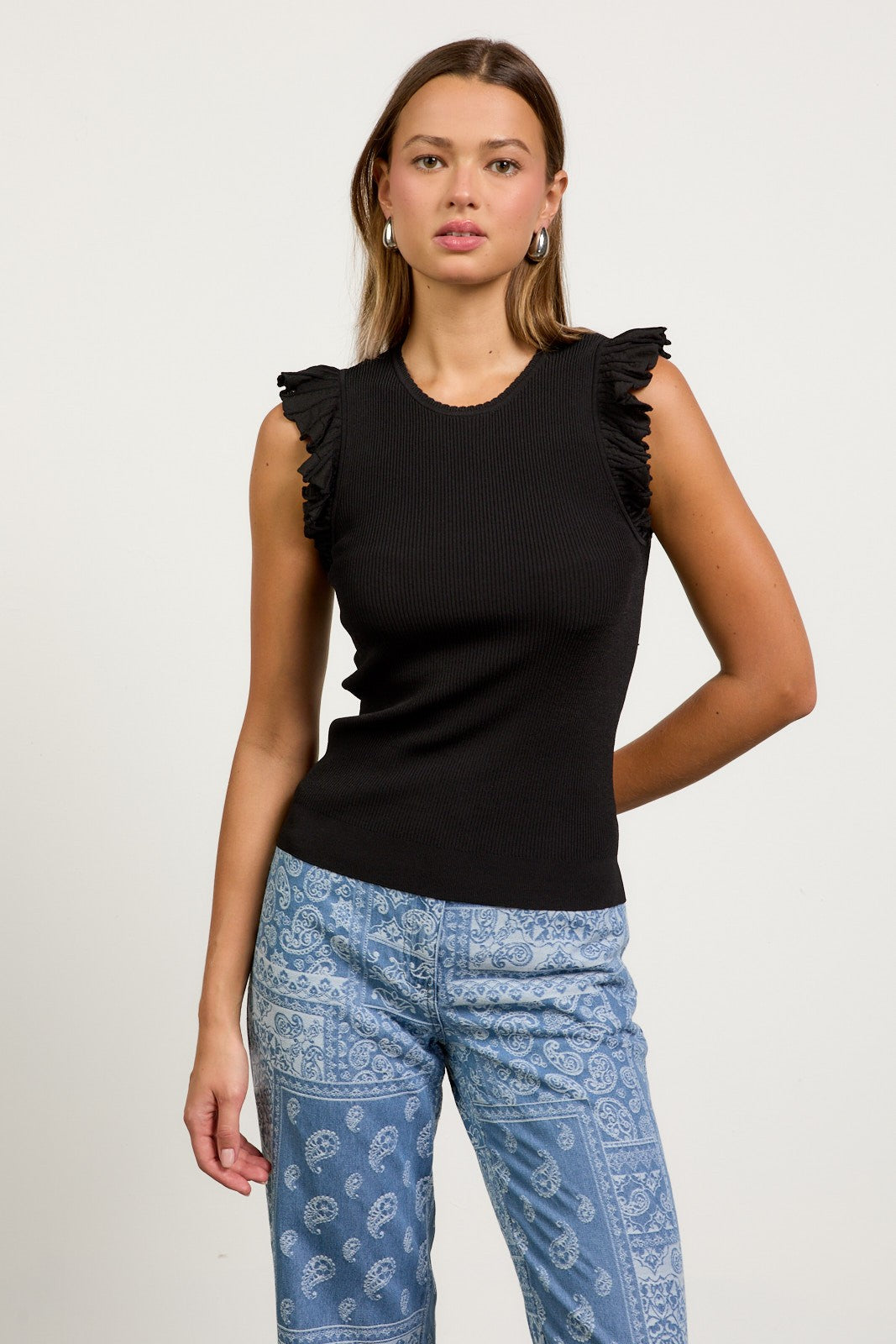 Black Whisper Top