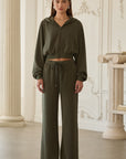 Dark Olive Soft Laya Pants