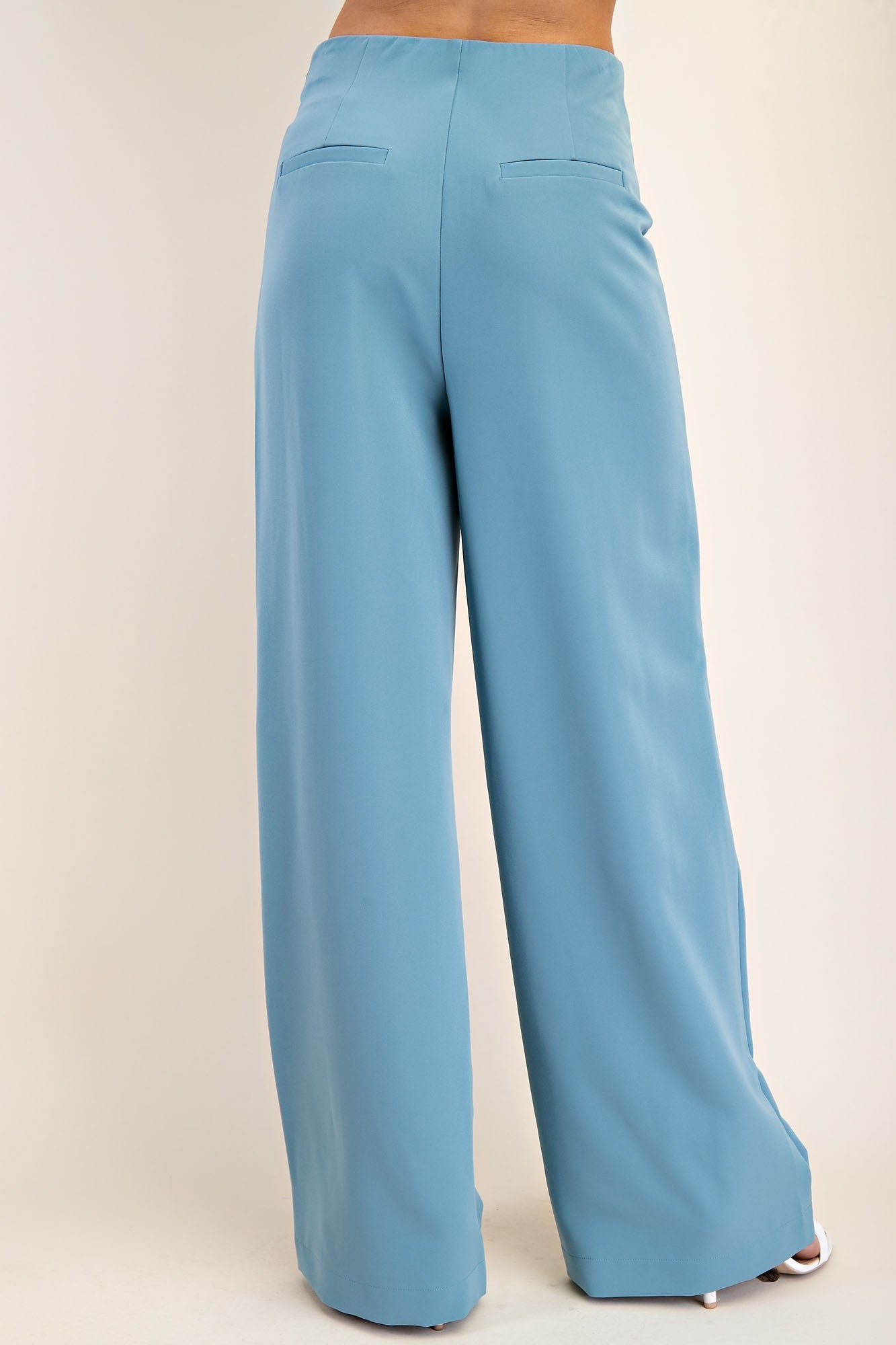 Blue High Waisted Pants