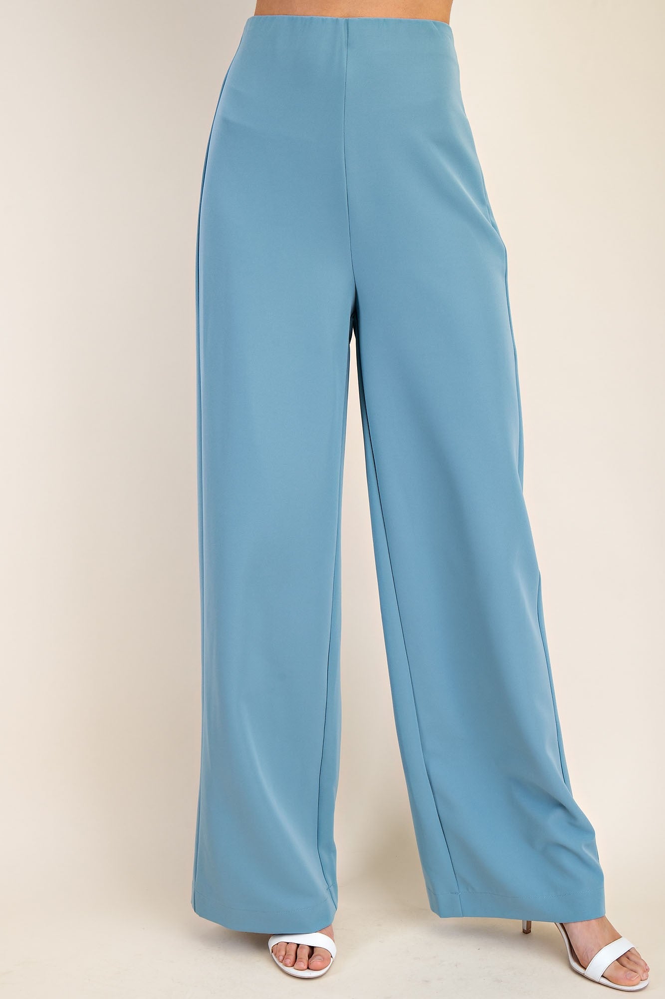 Blue High Waisted Pants