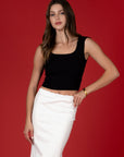 Black Aurelia Crop Top
