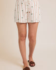 Palm Tree Linen Shorts