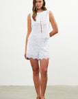 White Beach Queen Top
