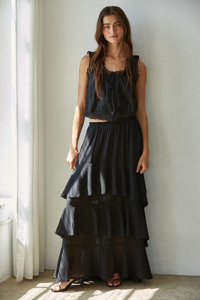 Black Whimsy Top